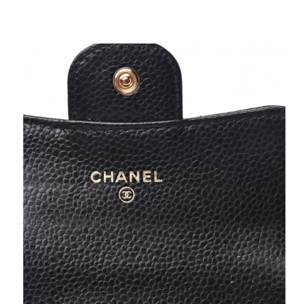 Authentic Chanel Caviar Quilted Flap Card Holder Wallet - Picture 5 of 8